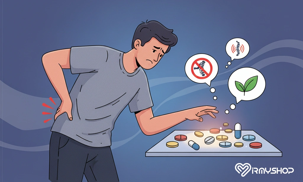 عکس انتخاب بهترین قرص برای دیسک کمر