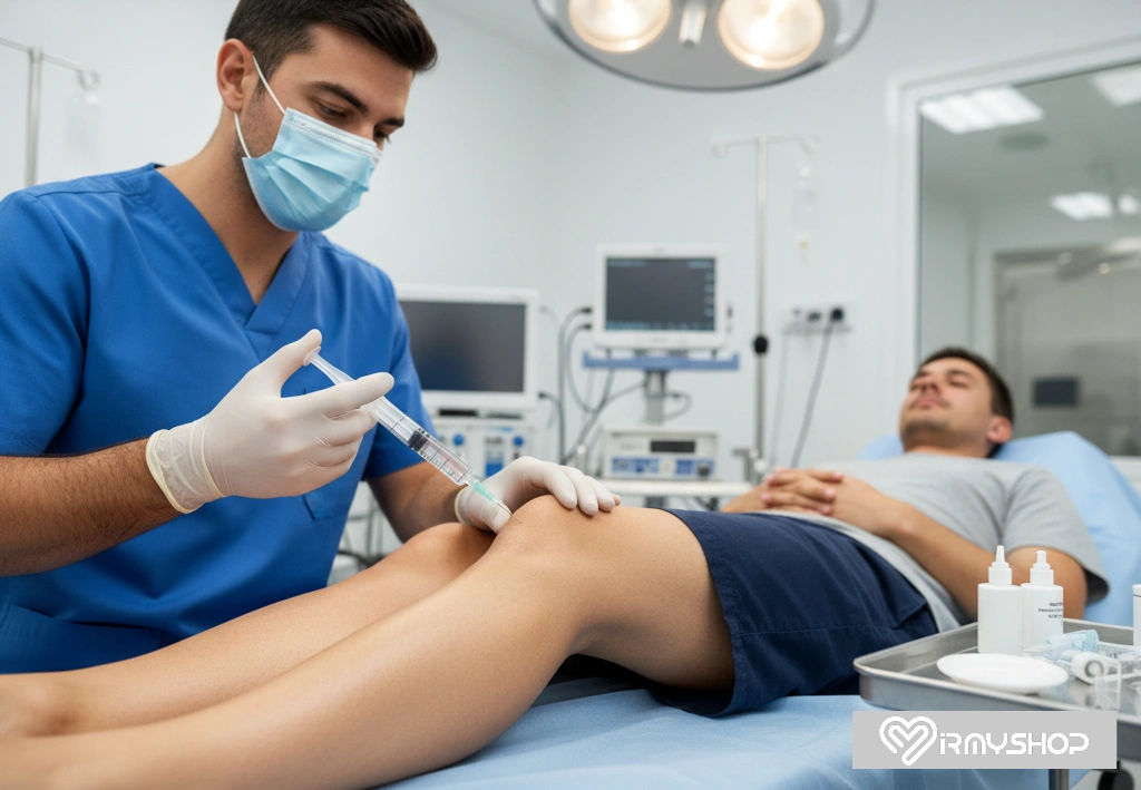 نحوه انجام اگزوزوم تراپی زانو